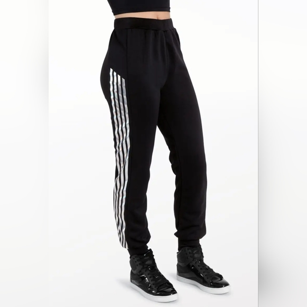 Balera Performance Hologram Stripe Jogger Pants AH11978 Size Small Adult SA
